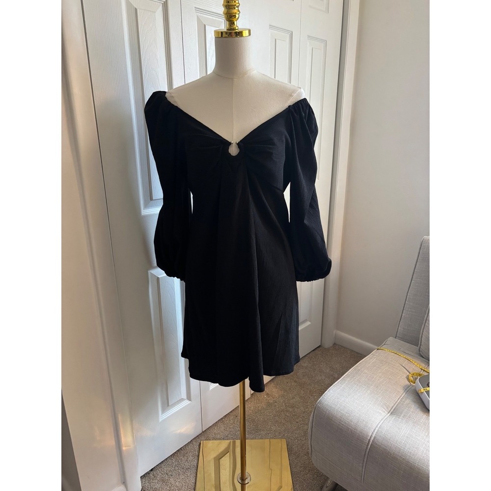 Max Studio Textured Off-Shoulder Dress – Size XL NWT MSRP $178 - Picture 7 of 9